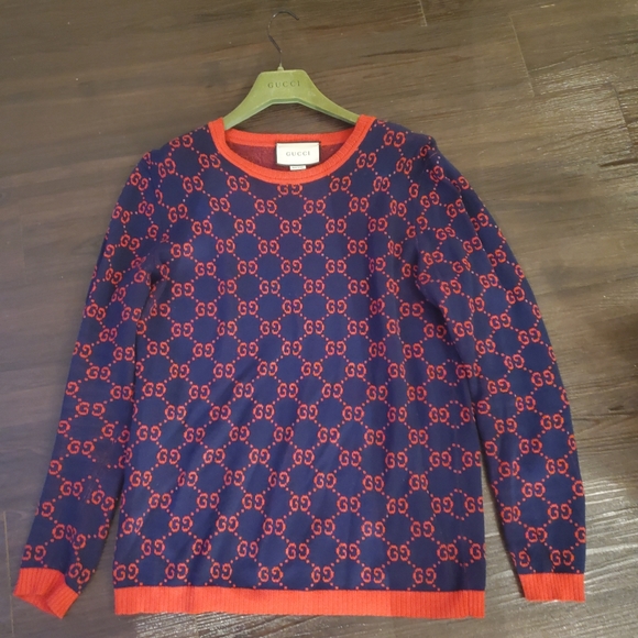 Gucci  GG LOGO JACQUARD SWEATER - Picture 9 of 12